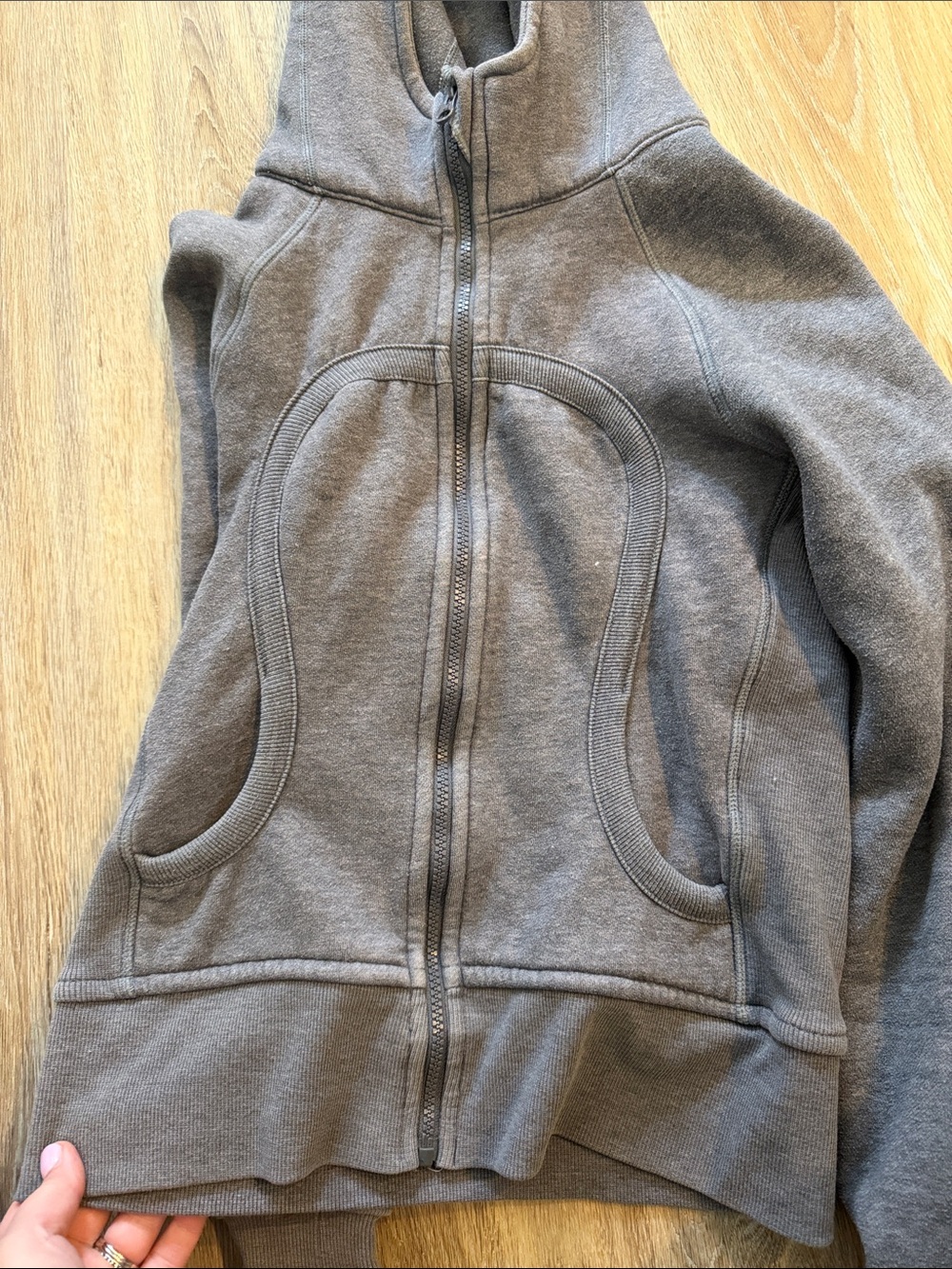 lululemon athletica Gray Full-Zip scuba - Picture 4 of 7